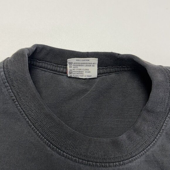 Vintage Pablo Escobar T Shirt Mens XL Faded Black Y2K Medellin - Picture 12 of 16